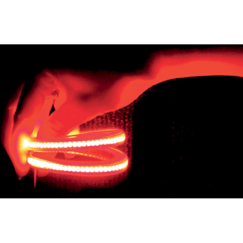 Custom Dynamics Saddlebag Led Lights Sequential Black/Red Pb-Sbseq-Ss6-Br